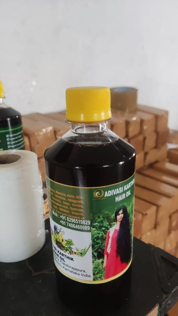 Adivasi Karthik Herbal Hair Oil🌿