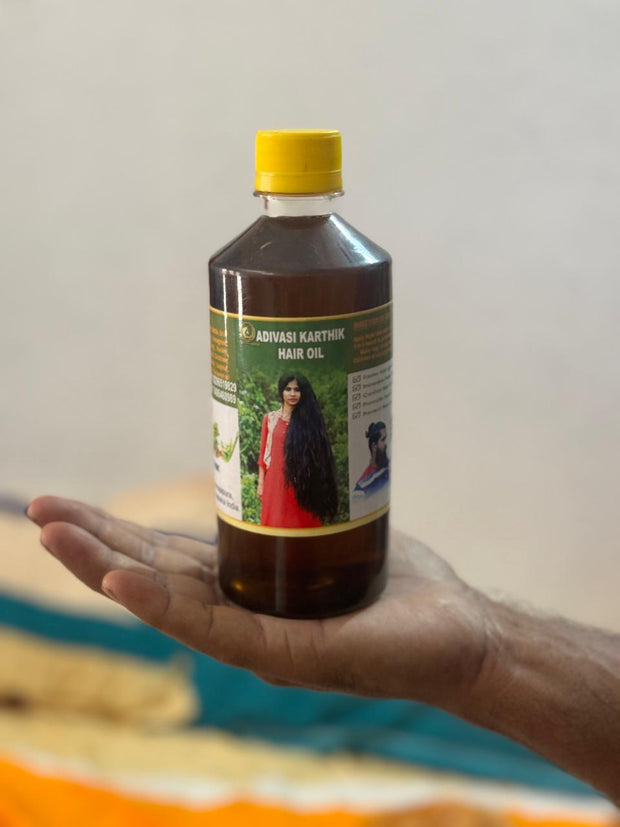 Adivasi Karthik Herbal Hair Oil🌿